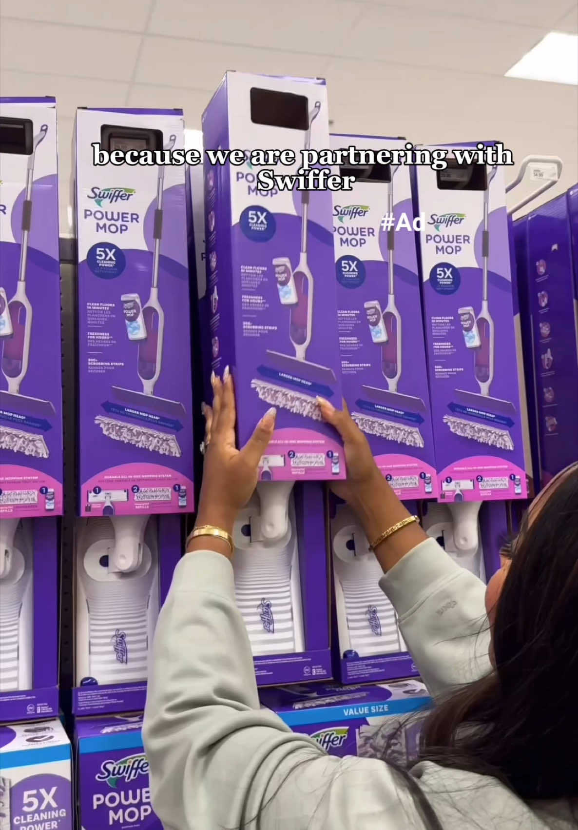 #Ad #SwifferPartner Y’all better run to @target and pick up the @Swiffer PowerMop while it’s $10 off! It only lasts through 10/12!  #MopSmarter #motherhood #slayingmotherhood #CleanTok #cleaning #targetrun #cleanwithme #dayinmylife