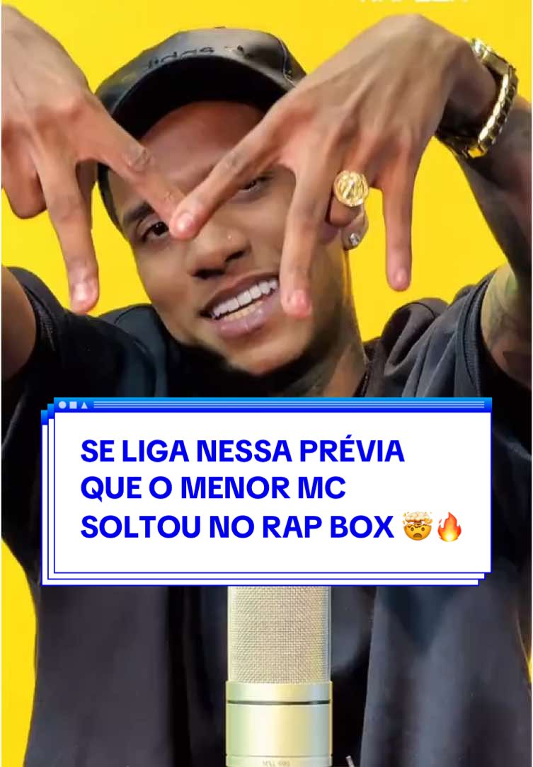 O @Menor mc colou aqui nos Estúdios Casa 1 e lançou essa prévia inédita, e aí, lança ou não lança? 👀 #rapbox #menormc #funk #trap 