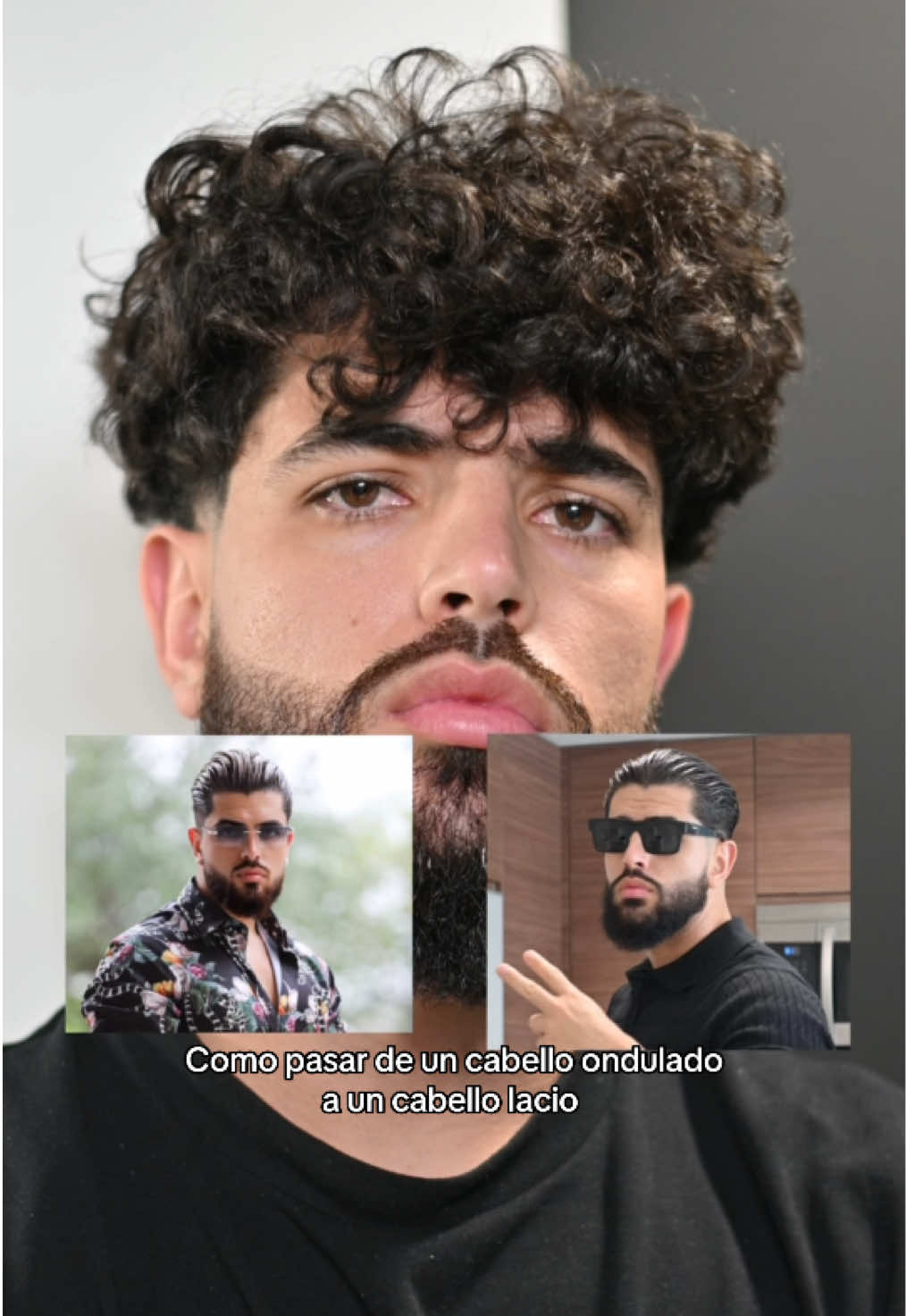 Como pasar de un cabello ondulado a un cabello lacio 👇. • la clave es utilizar buenos productos y tener un cabello con un largo considerable para que no se desarme . • el gel da fijacion y ese efecto semi humedo. #hair #hairtutorials #hairtutorialsvideo #menshair #hairstyle #peinadosfaciles #peinados #peinadosfacilesyrapidos #menshairstyle 