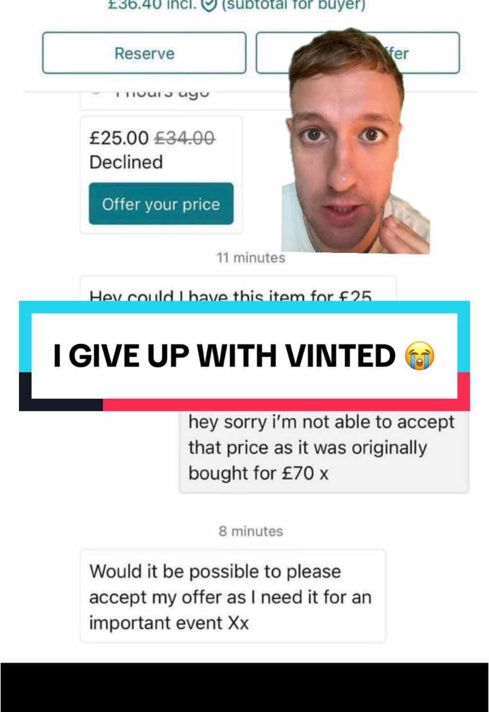 calling someone a turnip over a £34 jacket is wild 😭😭😭