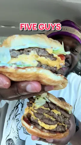 FIVE GUYS MUKBANG #fyp #burger #asmr #mukbang #viralvideo #viral 