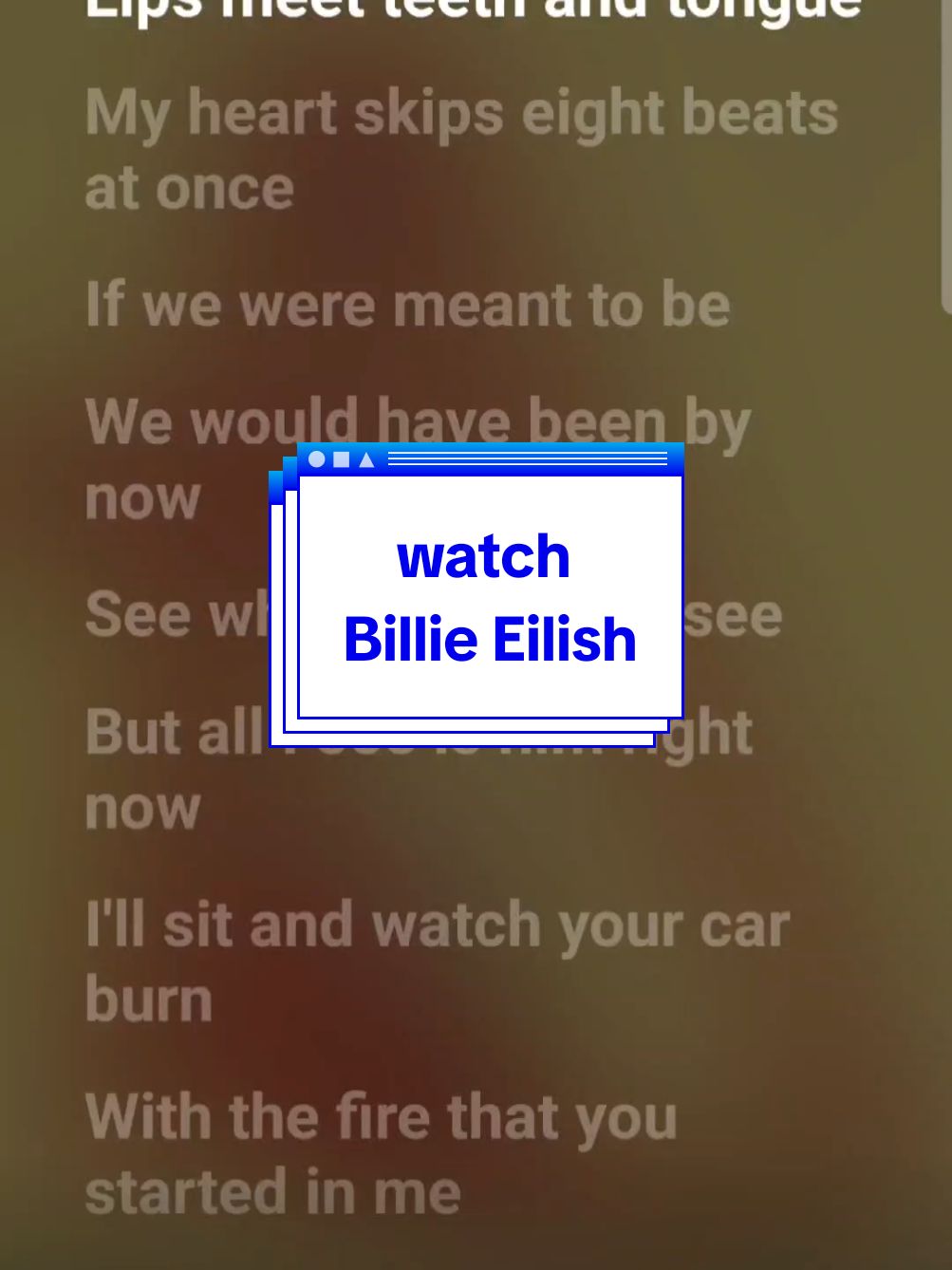 watch - Billie Eilish #catkaraoke #karaoke #sing  #watch #billieeilish 