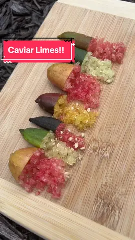 Would you try caviar limes? #fyp #foryoupage #caviarlime #fingerlimes 