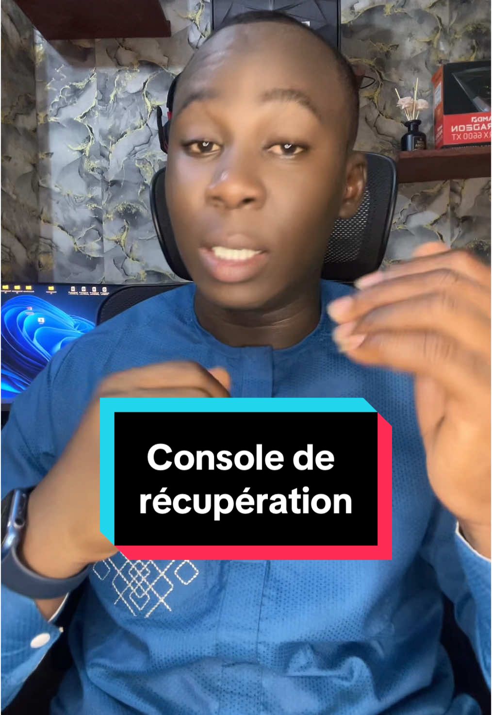 Console de récupération !