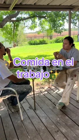 Que comieron ustedes durante su lonche? #fyp #cometoworkwithme #lunch #construction #español 