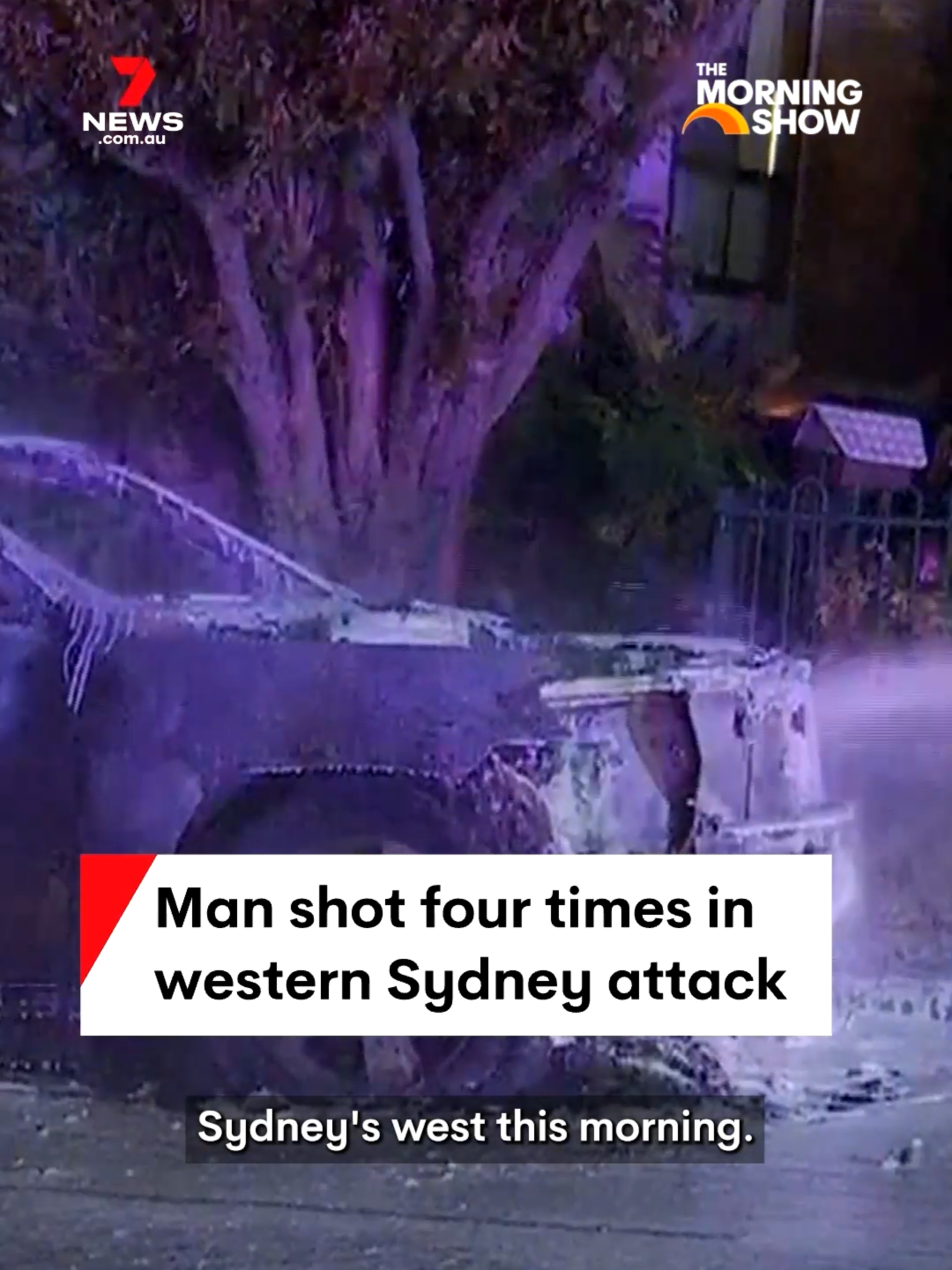 A 28-year-old man has been shot four times at Winston Hills in Sydney's west. #winstonhills #westernsydney #sydney #sydneycrime #nswpolice #7NEWS