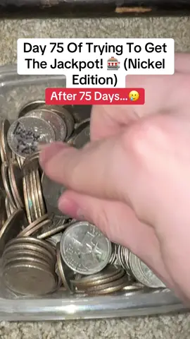 Day 75 Of Trying To Get The Jackpot! 🎰 (Nickel Edition) #fyp #slotmachineguy #viral #antique #foryoupage #antiqueslotmachine #trending #day75 