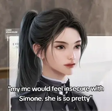 SHE IS SO PRETTY! I WANNA BE HER FRIEND #loveanddeepspace #otomegame #simone #fyp #foryou #foryoupage 