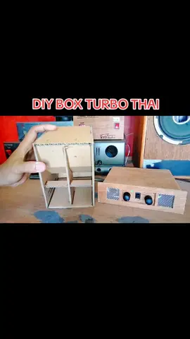 #trending #DIY box turbo thailand 3 inch with cardboard #boxspeaker #miniatursoundsystem #mkhchannel #fyp #tiktok 