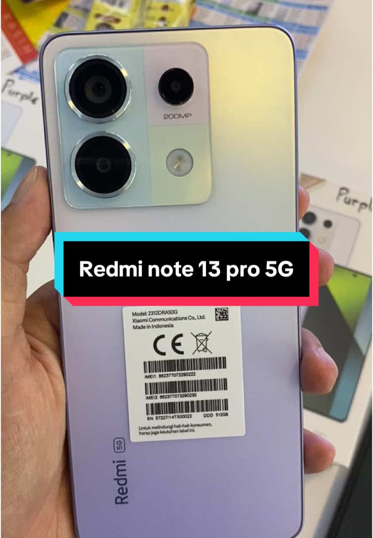 Best sallernya nihh🤩, cameranya bagus banget, performa kencang, warna HP cantik banget😍 #redminote13pro5g #xiaomi #xiaomiindonesia #xiaomikediri #kedirilagi #kediri24jam #fyp #hp #foryou #foryoupage 