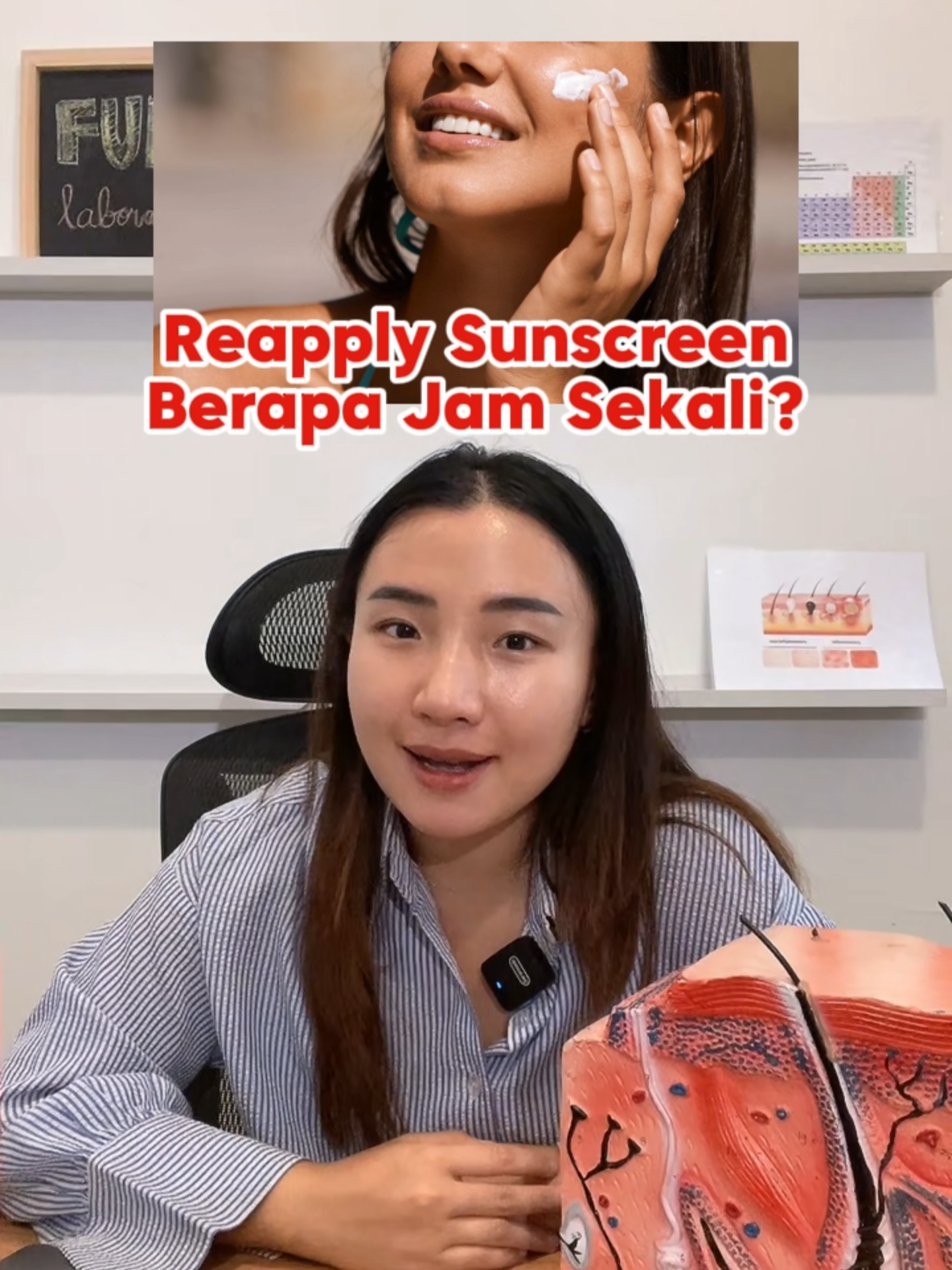 reapply sunscreen harusnya itu tiap berapa jam sekali ya? #funskincare #sunscreen