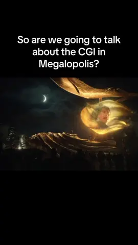 Okay, who wants to talk about the  CGI in Megalopolis😭  I dont know guys, some scenes just missed its mark. And the yellow/golden tone in some scenes felt like it messed with the quality. #megalopolis #francisfordcoppola #megalopolismovie #nathalieemmanuel #adamdriver #aubreyplaza #newrome #badcgi #cgi #movietok #cinematok #newmovie #specialeffects #fyp 
