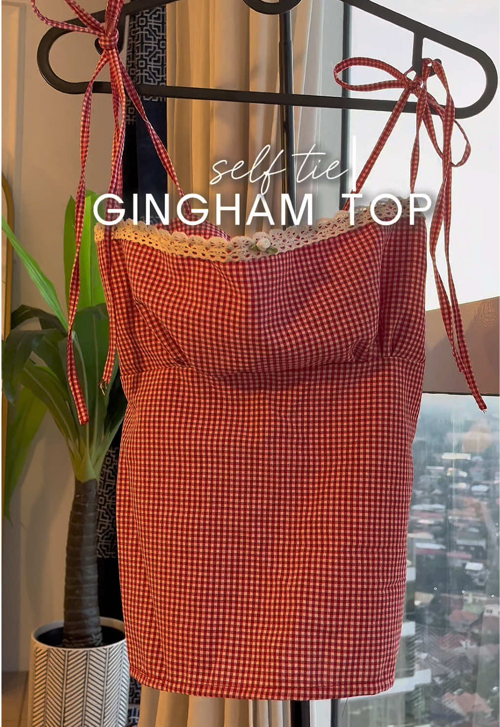 Replying to @Aiere Solaira restocked red gingham top 🍓 #trendytops #peplum #OOTD #gingham #fyp 