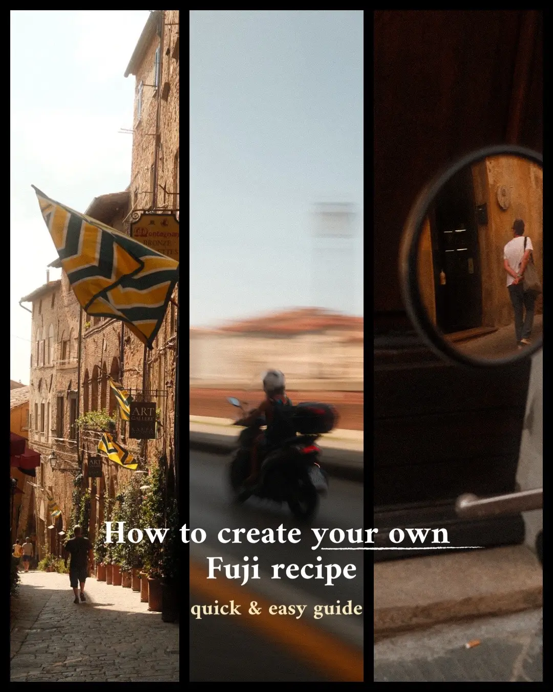 Save and follow these 4 simple steps to make your very own Fuji recipe - easily from home with raw pictures you already captured with your Fuji camera 😌✌🏼#fujifilm #x100vi #fujirecipe #howto #howtotiktok #fujifilmcamera 