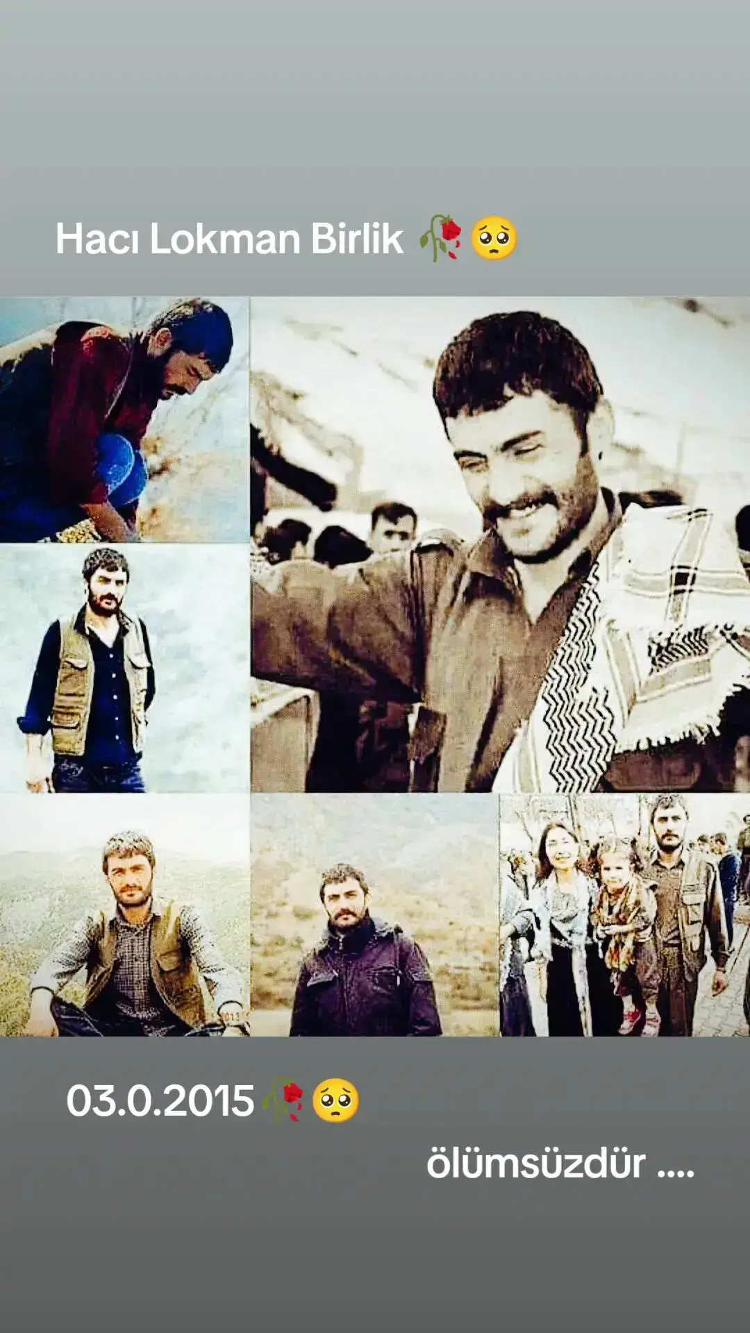 03.10.2015🥀🥺   Hacı Lokman Birlik; Saygıyla Anıyoruz🥀🥺..           ÖLÜMSÜZDÜR.. 