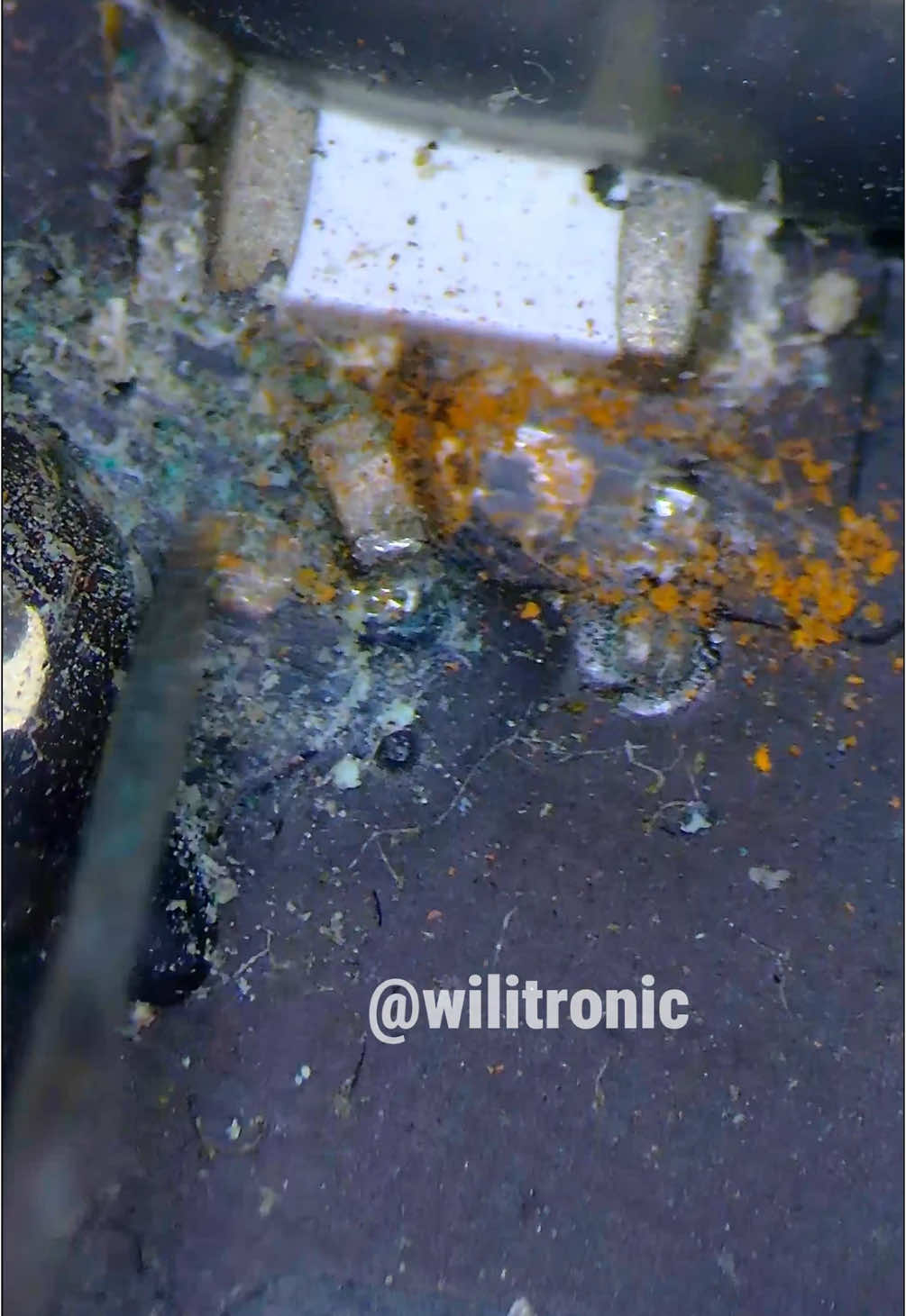 Change Capacitor Damaged #microsoldering #electronic #satisfyingvideos