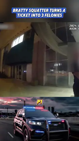 Bratty Squatter Turns a Ticket Into 3 Felonies
