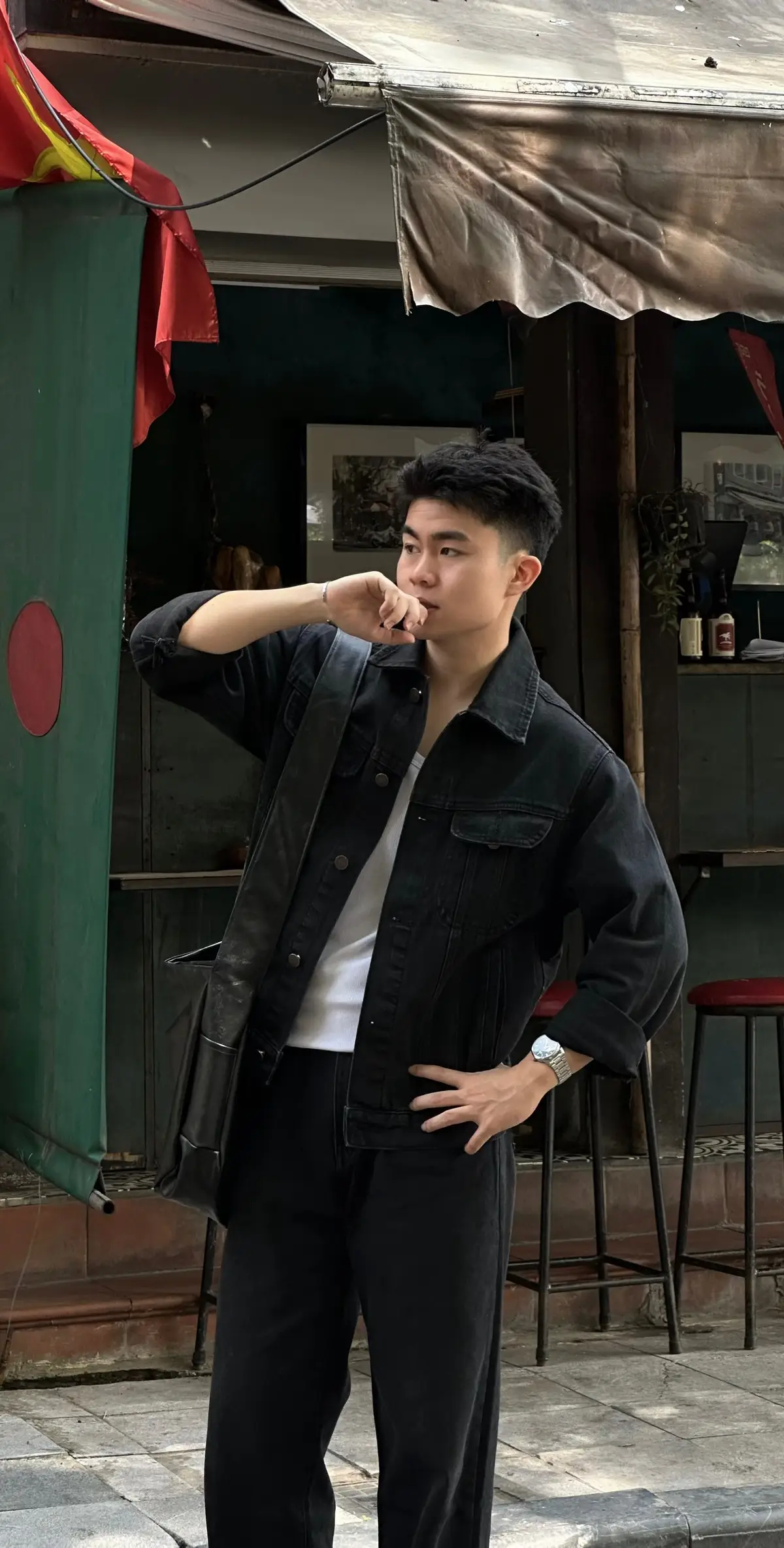 Denim on denim vẫn là chân ái với tui #outfit #vairal #LearnOnTikTok #chupanh #chupanhdep #outfitideas 