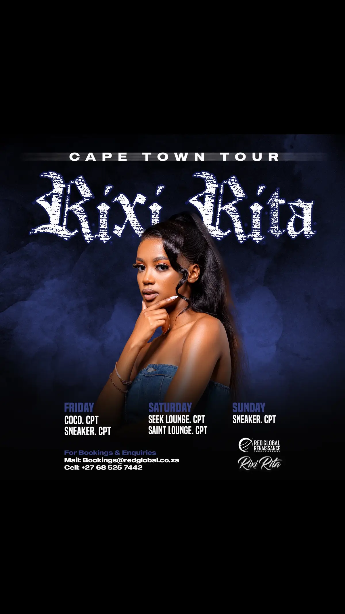 Cape Town kwenzakalani ?🫰🏻🔥 So excited to rock with y'all this weekend!🔥🔥Pull up in numbers and come show your girl some love❤️❤️🔥#capetown #rockingthedaisies #rixirita #kwenzakalani 