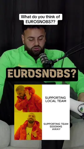 WHAT DO WE THINK OF EUROSNOBS? LET US KNOW #eurosnob #eurosnobs #aleague #MLS #socceroos #aleagues #footballtiktok #footballtogether 