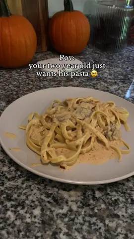 best believe they let me know exactly what they want to eat, they both wanted mushroom pasta like super mario 🍝🍄 #pasta #pastarecipe #pastalover #toddler #momtok #momof2 #momlife 