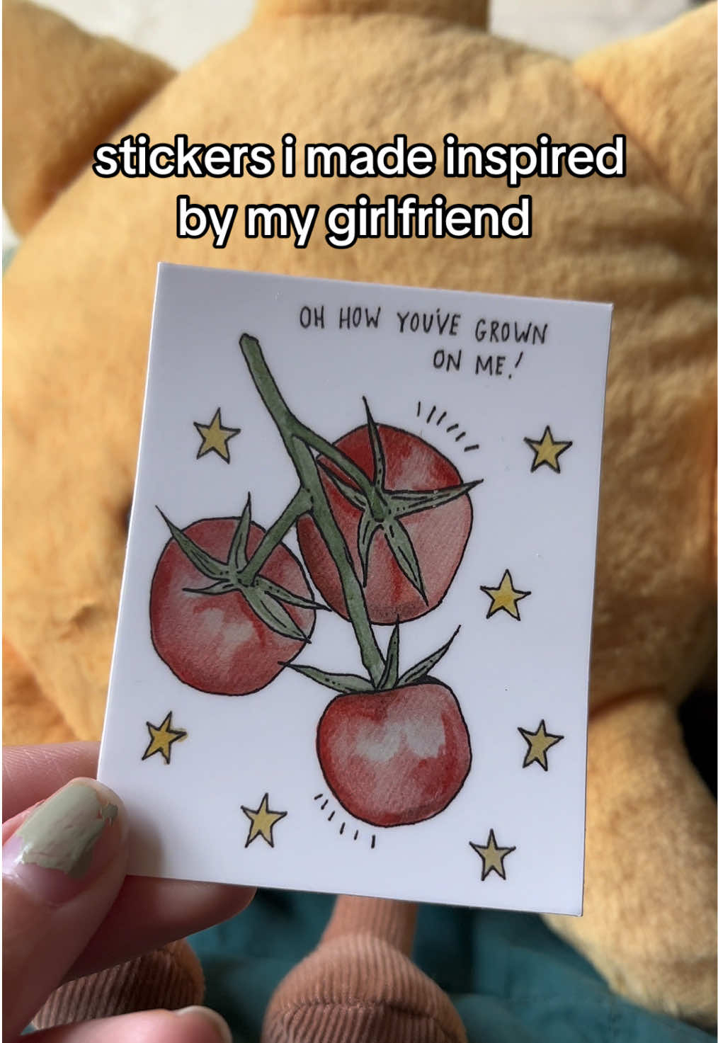 my sweet girl 🍅🍅 #stickers #hopecore #wlw 