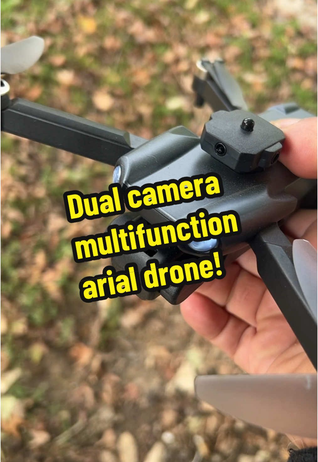 This is sweet! A dual camera multi function arial drone that you can control with your phone attached to the controller. Awesome gift! #falldealsforyou #tiktokshopblackfriday #tiktokshopcybermonday #tiktokshopholidayhaul #cameradrone 