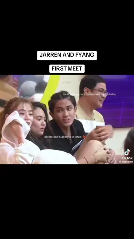 First meet sa Jarfyang🥺❤️ #JarrenFyang #JarFyang #jarrenpbb #fyangpbb #Jarfyangpbb #jarrengarcia #sofiasmith #jarrenfyangpbb #tiktokph #fyp #foryou #jarfyangedits