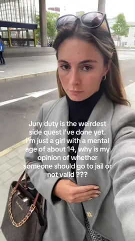 Genuinely that was such a strange experience  #juryservice #juryduty #sidequest #imjustagirl 