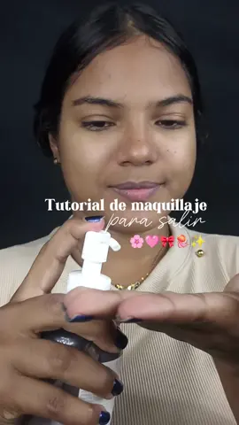 Tutorial de maquillaje para salir, sencillo, bonito y facil 🥰🌸🩷🪼🎀✨