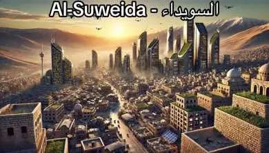 These images portray a vision of Syrian cities in the year 2050, combining modernity and tradition. Each city features advanced architecture with sleek, futuristic designs while preserving historical landmarks. Green technology and sustainable infrastructure play a central role, with towering buildings, solar panels, and vertical gardens integrated into urban spaces. Transportation is modernized, with flying vehicles and efficient public systems connecting vibrant, clean cities. The blend of past and future creates a harmonious balance, reflecting hope and progress for a revitalized nation. Each skyline glows under the bright, optimistic skies of a transformed Syria. #syria #futuresyria #syriafuture 