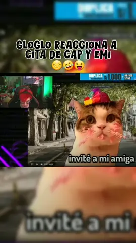 gloglo reacciona a cita de emi🤣 #glogloking #gloglosor #gloglo #humor #twitch #twitchperu #parati #emikukis #capitangato 