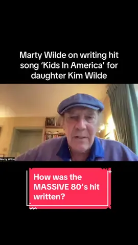 Marty Wilde on writing hit song ‘Kids In America’ for daughter Kim Wilde The full episode is available on YouTube (YouTube channel link in bio) #martywilde #kimwilde #kidsinamerica #podcast 