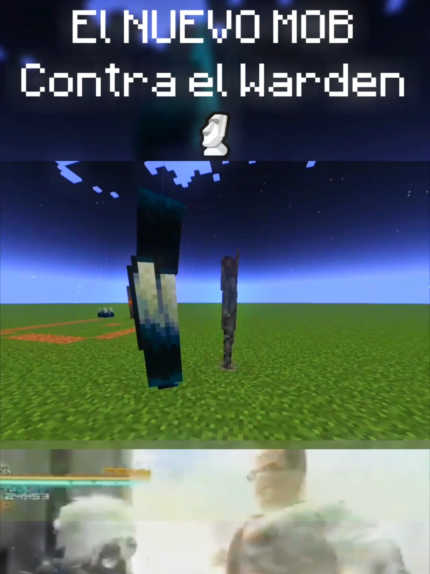 El NUEVO Mob de #minecraft VS El WARDEN! 🗿