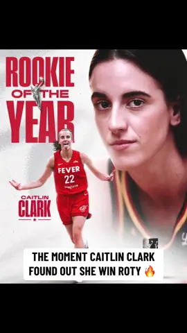 What a rookie season for CC 👏  (via @Indiana Fever) #caitlinclark #cc #WNBA #rookie #indianafever 