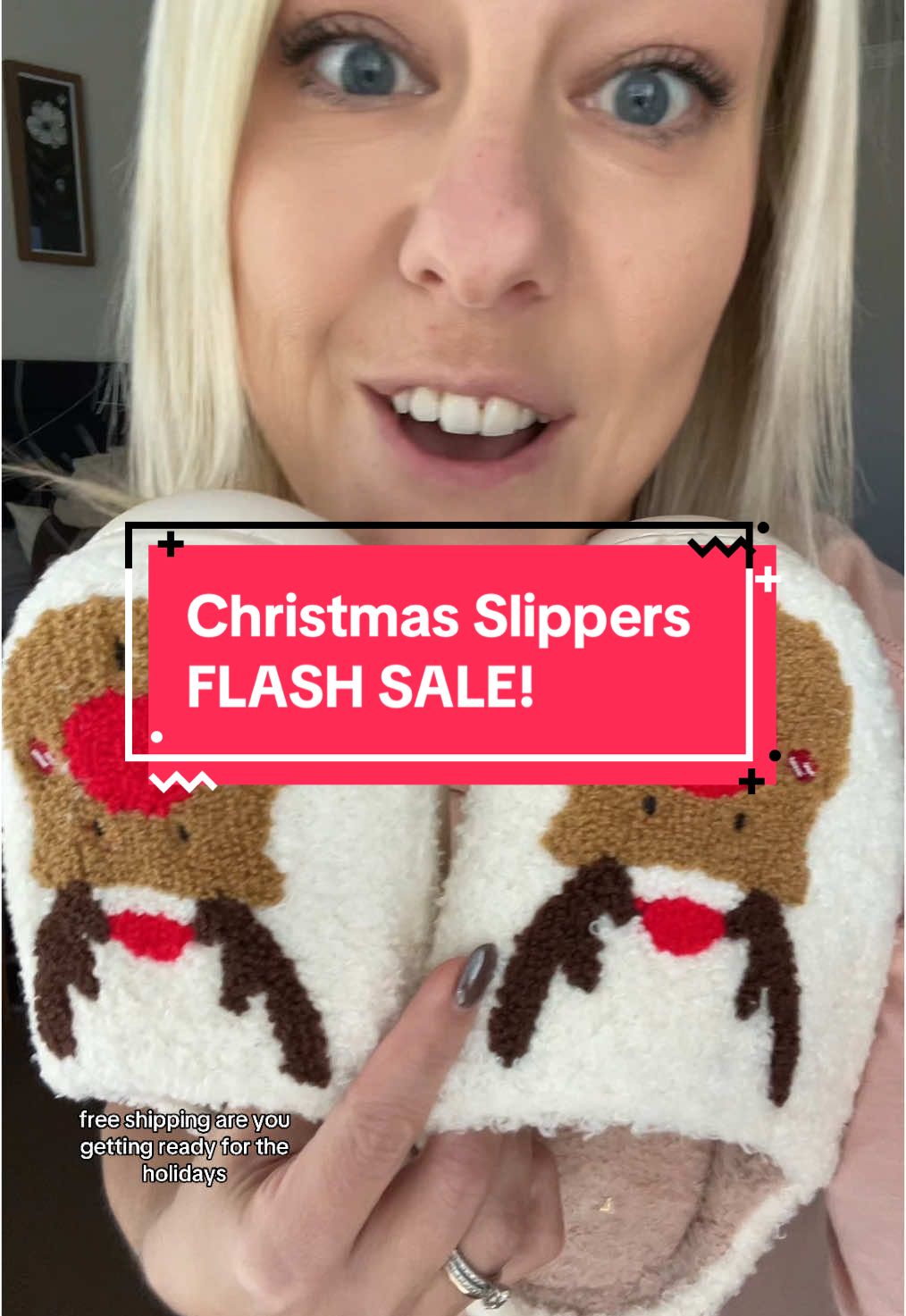 FLASH SALE ALERT!! 🚨 CHRISTMAS SLIPPERS FOR AS LOW AS $6/PAIR! 😲 #christmasgiftideas #slippers 