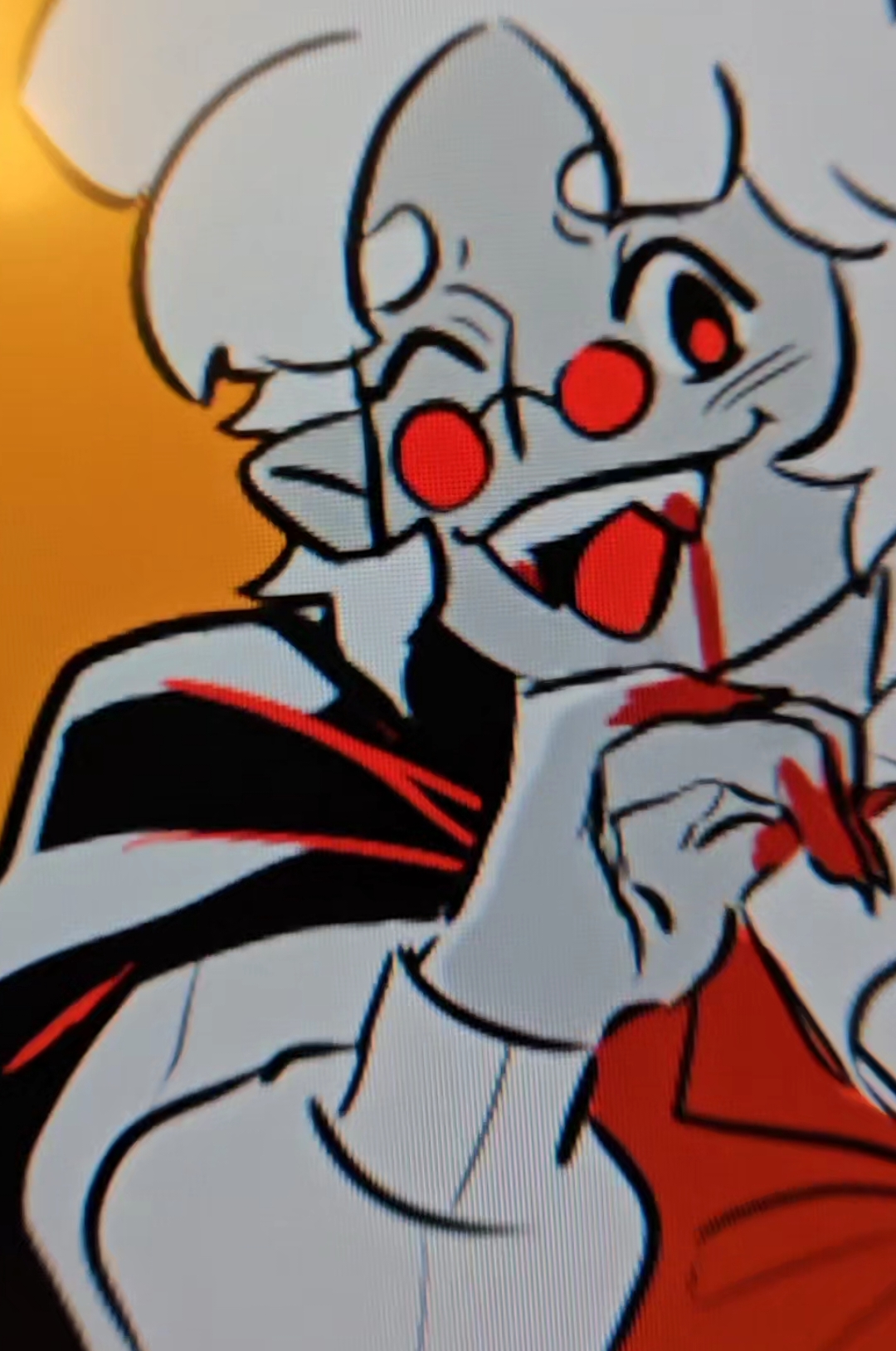 I wanted to do Oc-tober but add more Halloween themes as much as possible! I might try and do fun prompts from other people's lists just because  my favorite dnd chara is also my favorite oc who would have guessed #drawtober #vampire #ocs #dnd 