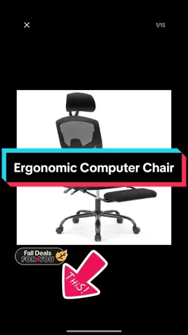 Caption: 🖥️ Level Up Your Comfort with this High-Back Ergonomic Chair! 💺 Perfect for gaming, streaming, or working, with padded armrests, a headrest, and detachable lumbar support for ultimate support. Comes in multiple colors and is 30% OFF right now! 🛒👇 #WorkFromHomeEssentials #GamingSetup #StreamerChair #ErgonomicChair #GamingChair #OfficeChair #RecliningChair #LumbarSupport #ComfortAndStyle #StreamingSetup #WorkFromHome #DeskSetup #ChairSale #TikTokFinds #ProductivityBoost #HomeOfficeGoals #GameInComfort #ShopNow  #FallDealsForYou #misolantchair #misolantergonmicchair #positionchair #recliningdeskchair #tiktokmademebuyit #dealoftheday #holidaydeals #christmas #FYP #viralchair 