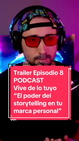 Estreno del episodio 8  PODCAST - VIVE DR LO TUYO “El poder del storytelling” (Viernes 4-10-2024) En Youtube y Spotify ¿Sabías que el storytelling puede transformar completamente cómo conectas con tu audiencia? 🔥  En este episodio de Vive de lo Tuyo hablamos de cómo contar tu historia no solo te diferencia, sino que también aumenta tus ventas y te ayuda a construir una marca personal sólida. 🎯 Descubre cómo puedes aplicar el poder de las historias para destacar en el mundo de los negocios digitales y captar la atención de tu comunidad. ¡No te pierdas esta oportunidad de aprender cómo conectar de una forma más auténtica y efectiva! 🌟 #marcapersonal #negociosdigitales #storytelling #estrategiadigital #emprendimiento #podcast