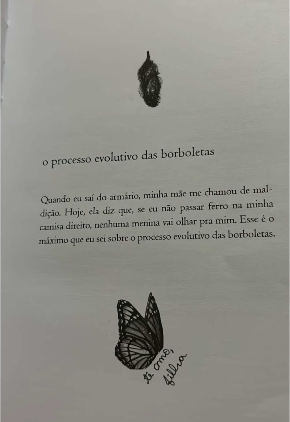 Sobre o processo evolutivo das borboletas 🦋🤍 #oxebaby #trend #elaynebaeta #baetinhas #leitura #literatura #poemas #BookTok #livros 
