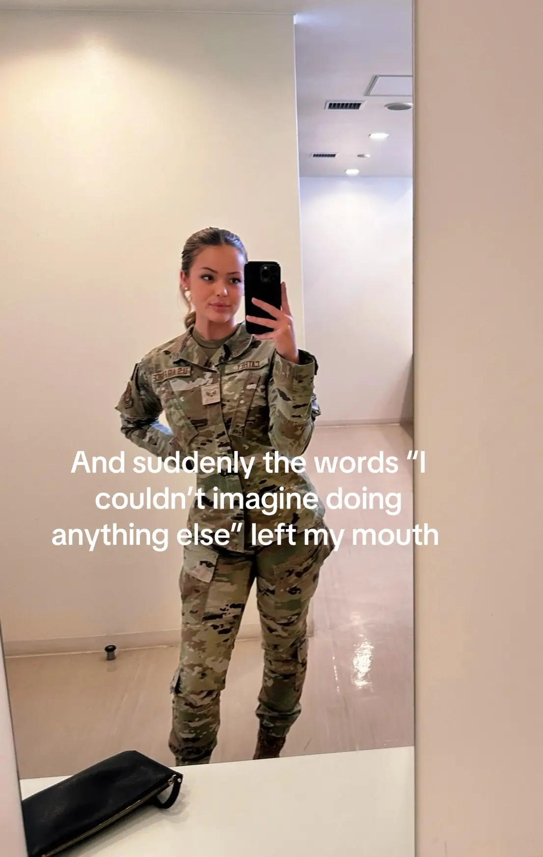 Wouldnt have it any other way, and the glow up was real. #military #airforce #marines #navy #army #fyp #Lifestyle #womeninthemilitary #womeninuniform #travels #progress #change 