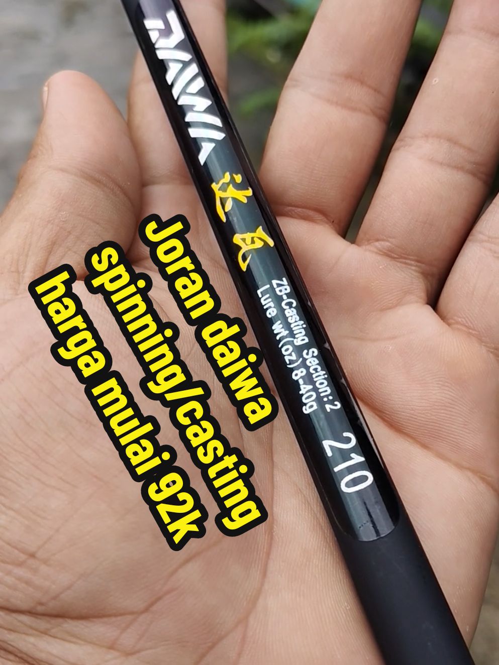 joran pancing spinning/casting daiwa harga dibawah 100 ribuan #joranpancing #joranmelengkung #joranpancingmurah #joranmurah #jorandaiwa #jorandaidomurah #joranspinning #jorancasting 