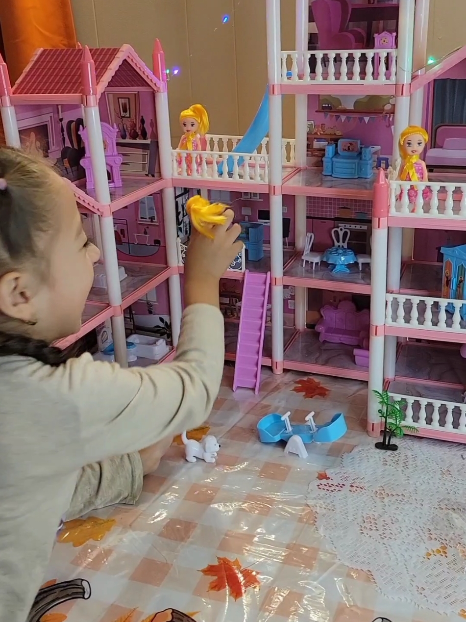 hermosa casa de muñecas para la princesa del hogar #TikTokShop #toys 