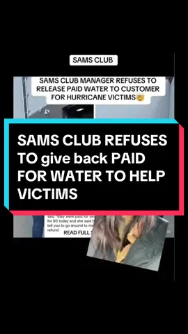 #samsclub #refuse #paidwater #water #victims #manager #pickthypoison 