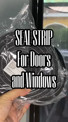Perfect for Soundproofing your Doors and Windows at pwede rin sa mga gilid ng Window Type Aircons #doorsealstrip #soundproofing #lessnoise #dustproof 