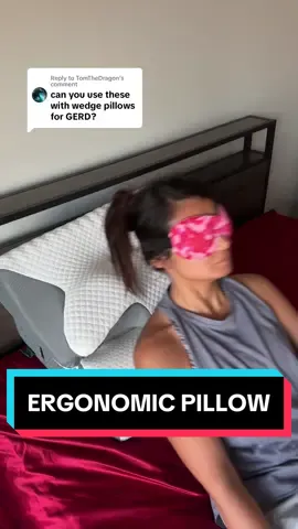 Replying to @TomTheDragon If you need to sleep on a wedge pillow for GERD (acid reflux), sleep apnea, asthma, snoring etc., you can stack this ergonomic pillow on top of a wedge pillow and sleep on it on your back or on your side. #pillow #ergonomicpillow #gerd #acidreflux ##sleepapnea #wedgepillow #backsleeper #sidesleeper #dealsforyoudays #tiktokshopblackfriday #tiktokshopcybermonday