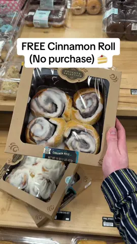 FREE Cinnamon Rolls at Kroger for National Cinnamon Roll Day 🍰