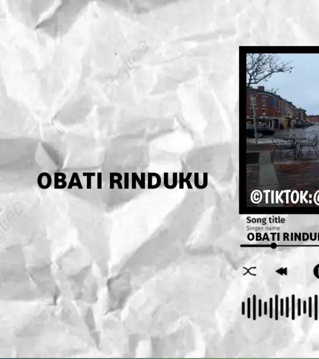 OBATI RINDUKU#obatirinduku #liriklagu #lirikrandom #song #lagu #coverlagu #aicover #fyp #fypシ゚viral 