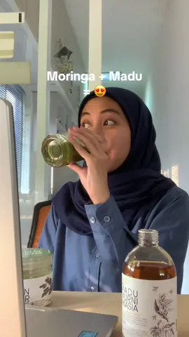 Kalo ditambah madu gak akan sepahit itu kok. Seriusan deh!!🥹 #moringa #moringapowder #daunkelor #daunkelorbubuk #daribumi #daribumiindonesia #minumantiktok 