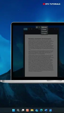 How to Copy Text on an Image Easily Without Typing it #snippingtool #windows11 #pctips #pctricks #rtctutorials 
